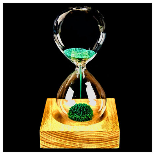 Magnetic Time Hourglass green