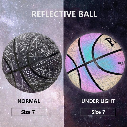 HOLOGRAPHIC REFLECTIVE GLOWING BASKETBALL - Starqon