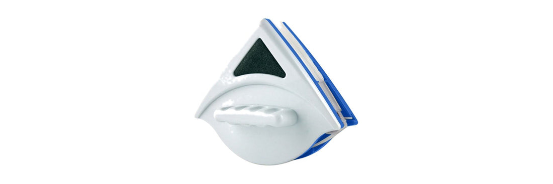 Double-sided magnetic window cleaner