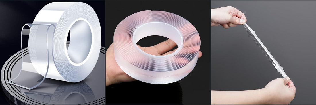 Clear nano double-sided tape