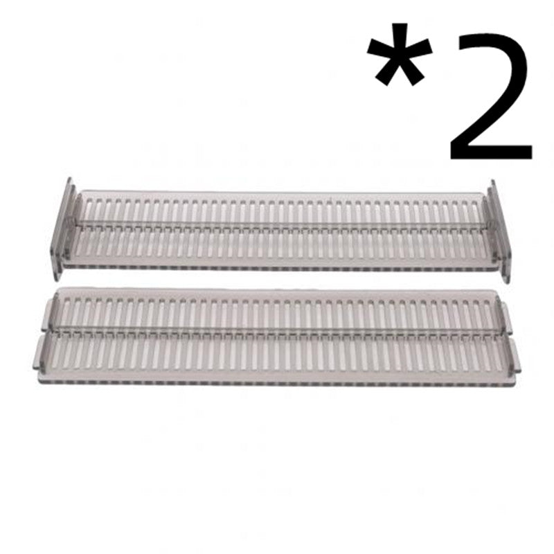 Drawer dividers with a times two symbol