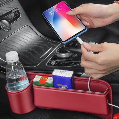 Car Seat Gap Filler Organizer with Cup Holder