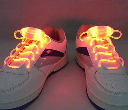 LED Light Up Shoelaces – Yellow
