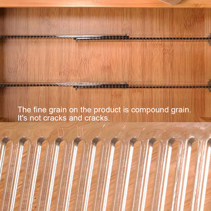 Close up of divider texture explaining the fine grain