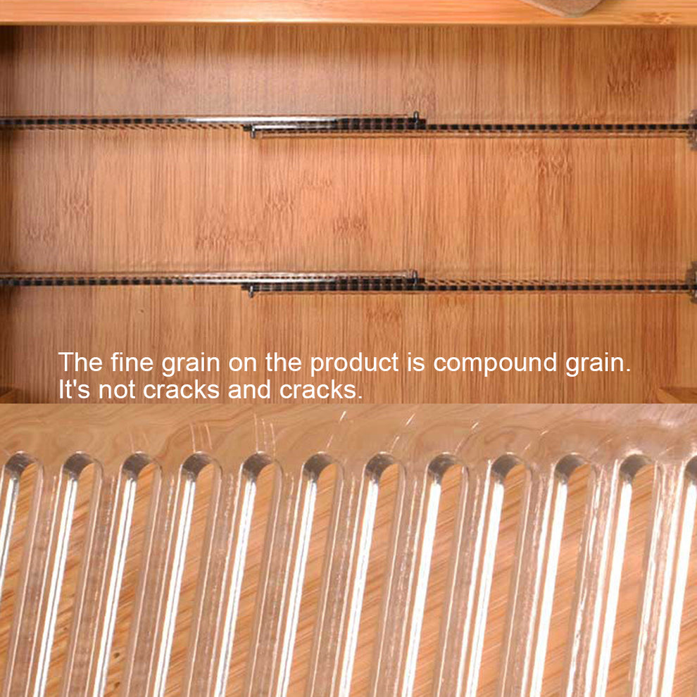 Close up of divider texture explaining the fine grain