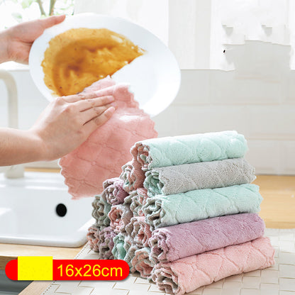 Reusable Double-Sided Dishcloth Set – 10-Pack (Two-Tone)