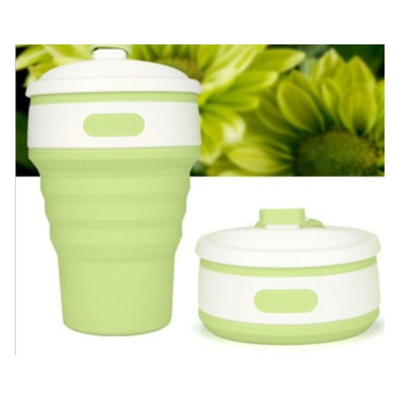 Collapsible Silicone Travel Cup – Green