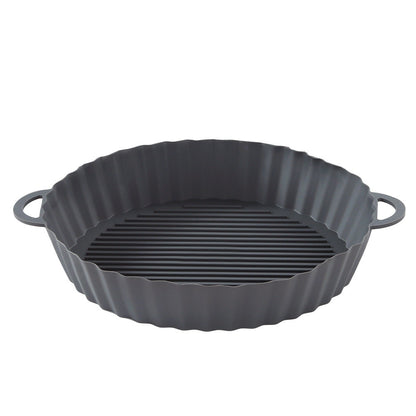 Reusable Silicone Air Fryer Pot – Grey
