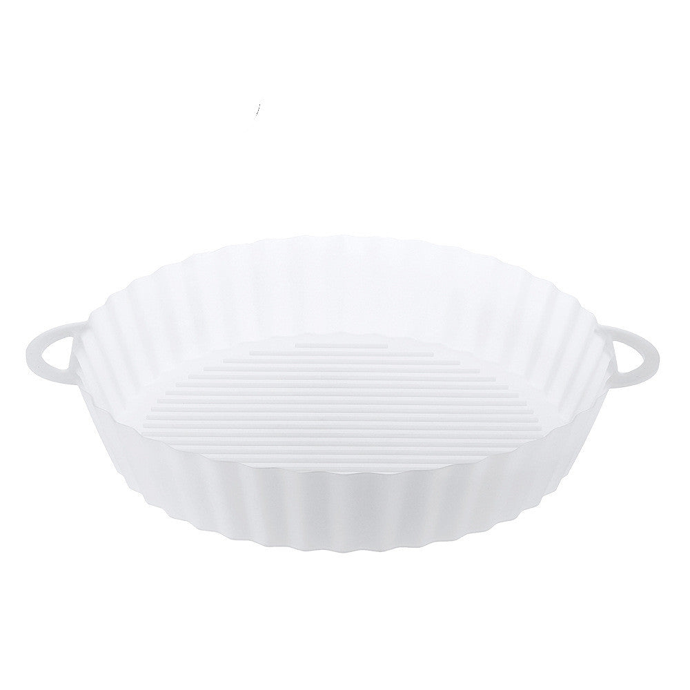 Reusable Silicone Air Fryer Pot – White