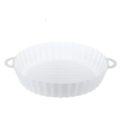 Reusable Silicone Air Fryer Pot – White