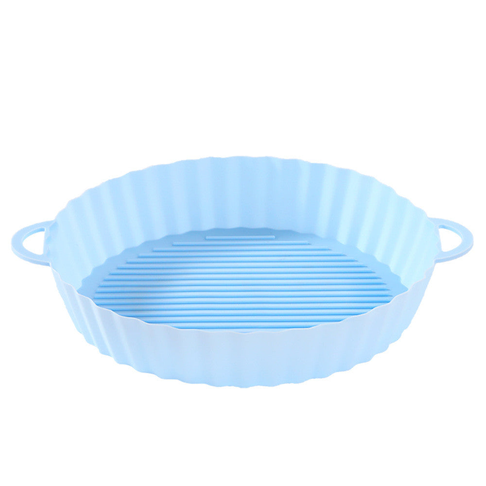 Reusable Silicone Air Fryer Pot – Blue
