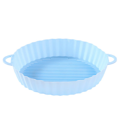 Reusable Silicone Air Fryer Pot – Blue