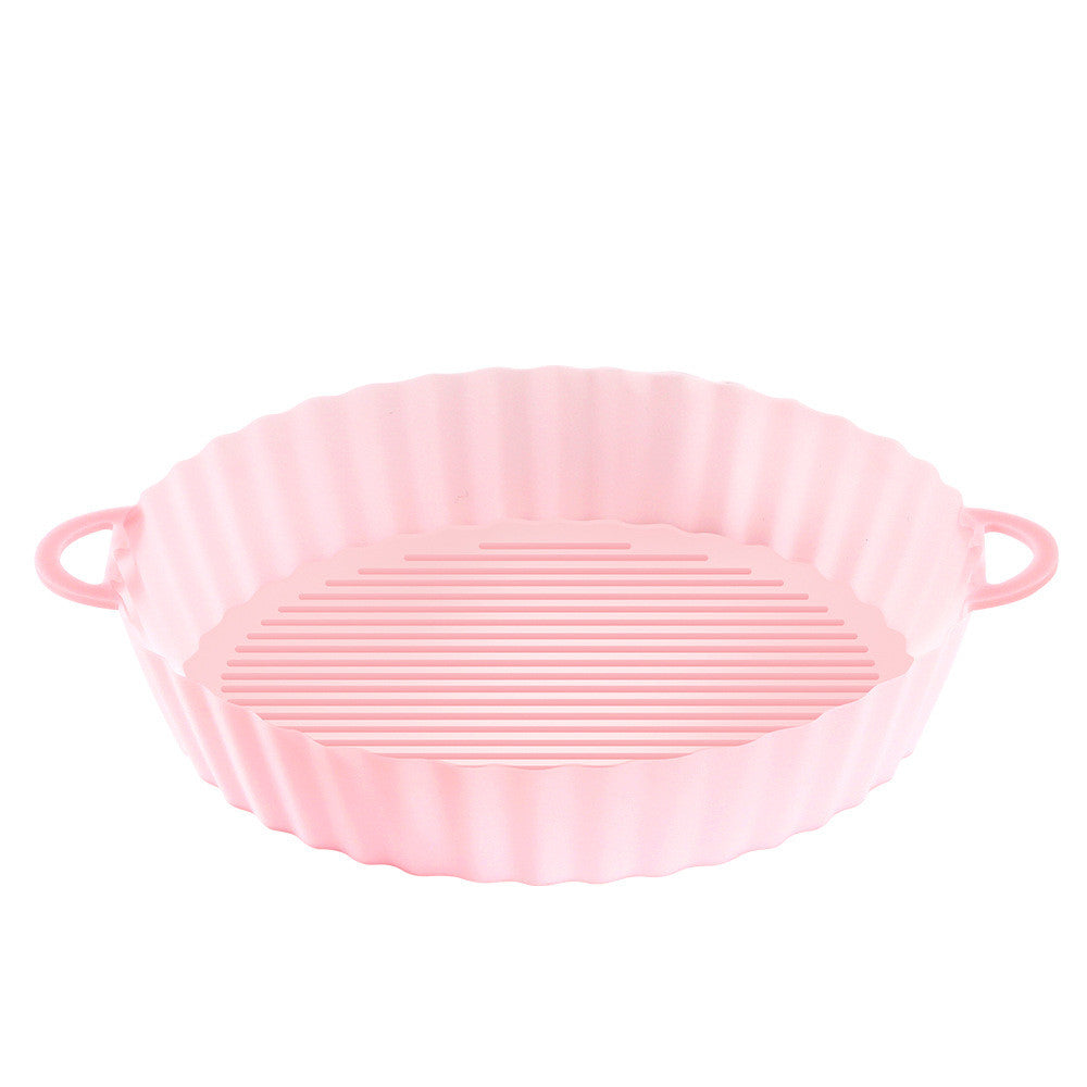 Reusable Silicone Air Fryer Pot – Pink