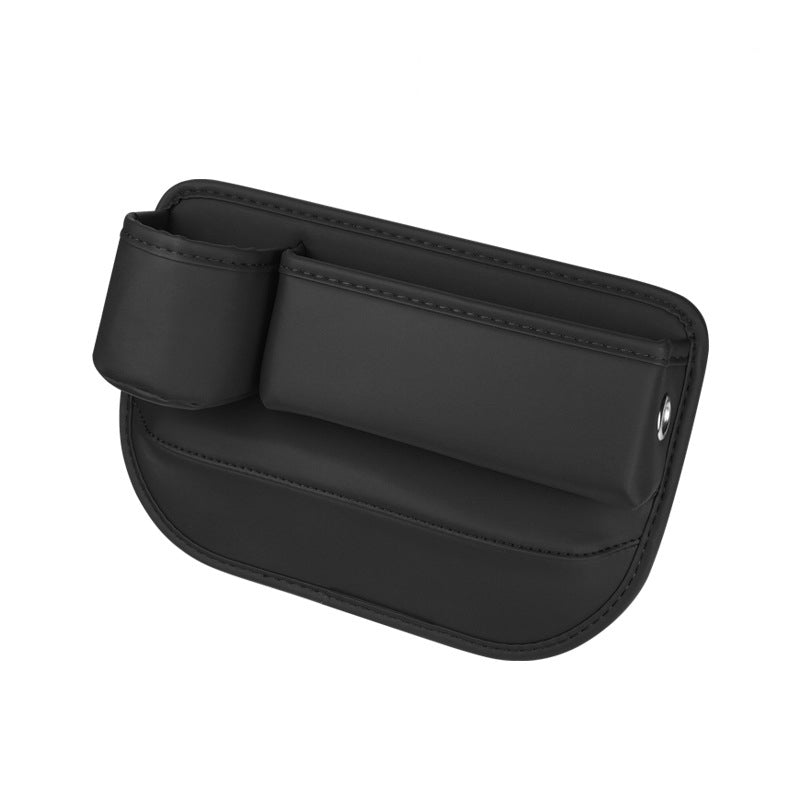 Car Seat Gap Filler Organizer with Cup Holder – Black / Driver Seat