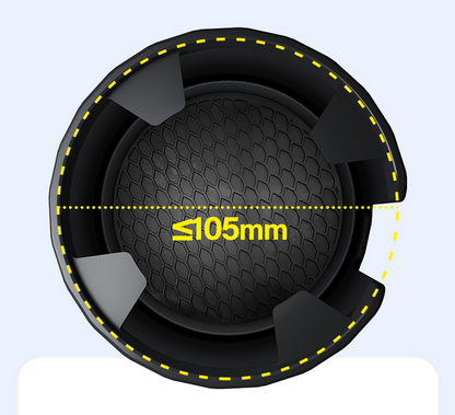 Top view of the car cup holder expander