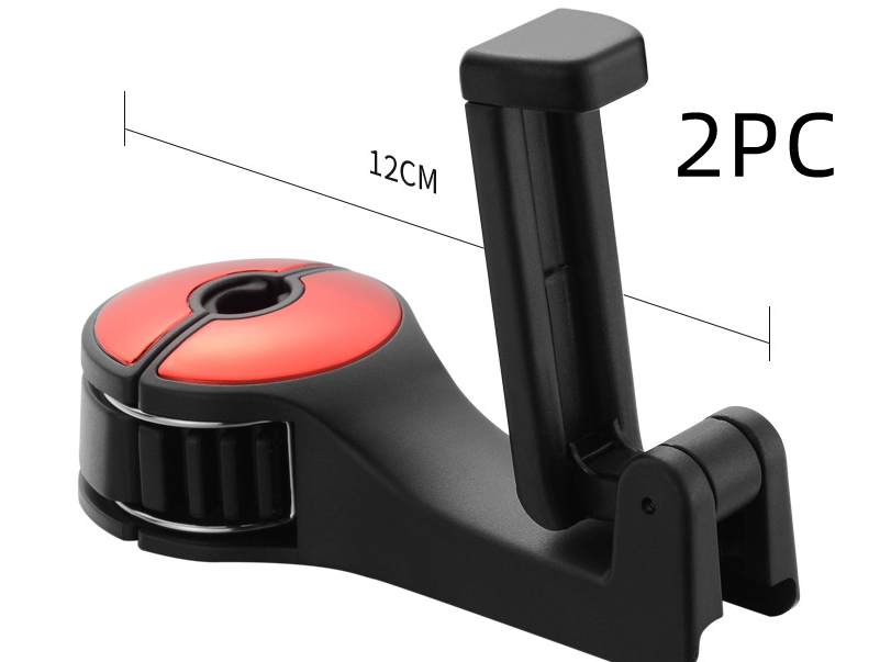 Car Seat Back Headrest Hook – Red
