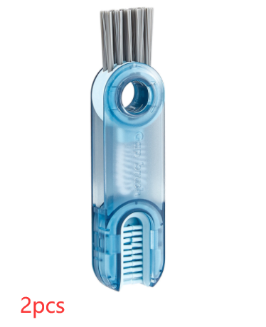 3-in-1 Cup Lid Cleaning Brush (2-Pack) – Blue