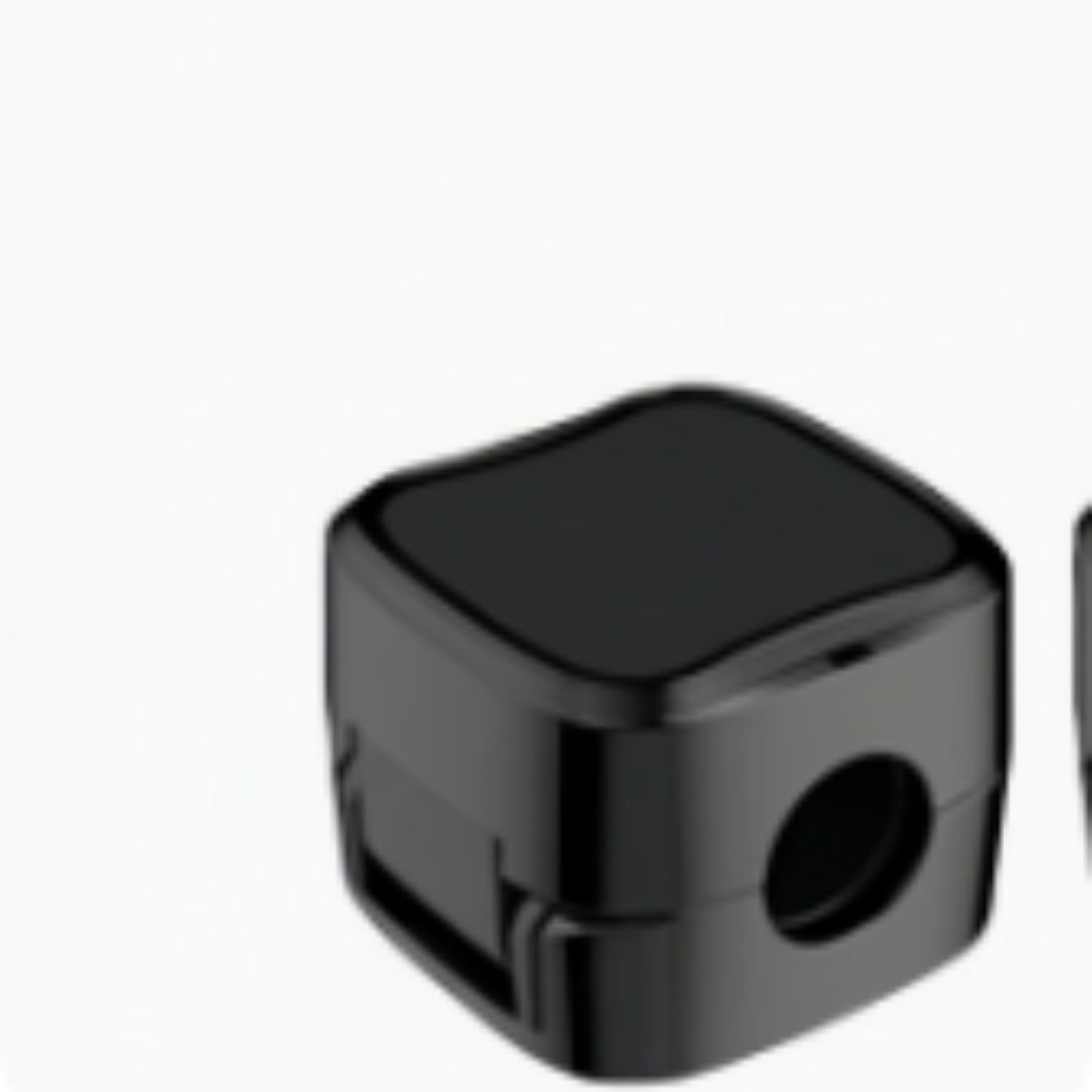 Single black magnetic cable organizer clip