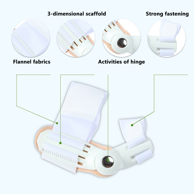 The complete set of daily and night use toe correctors