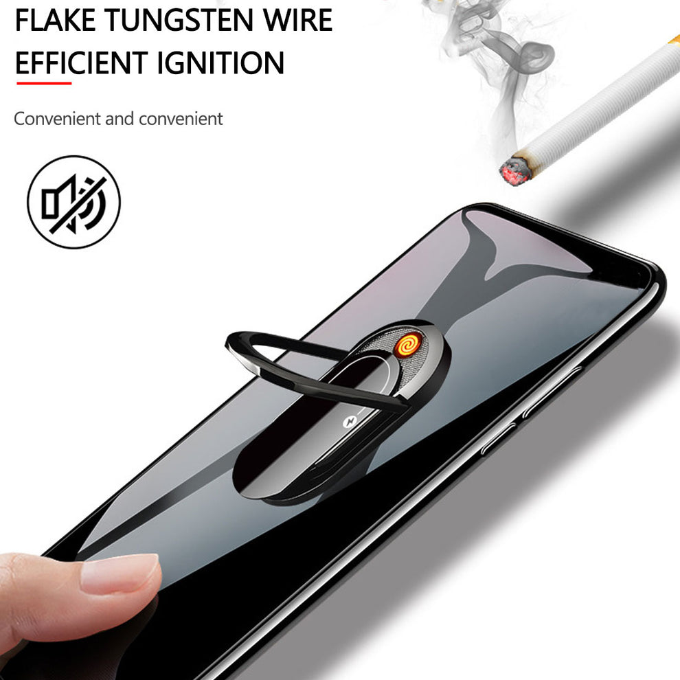 Blue slim phone style lighter