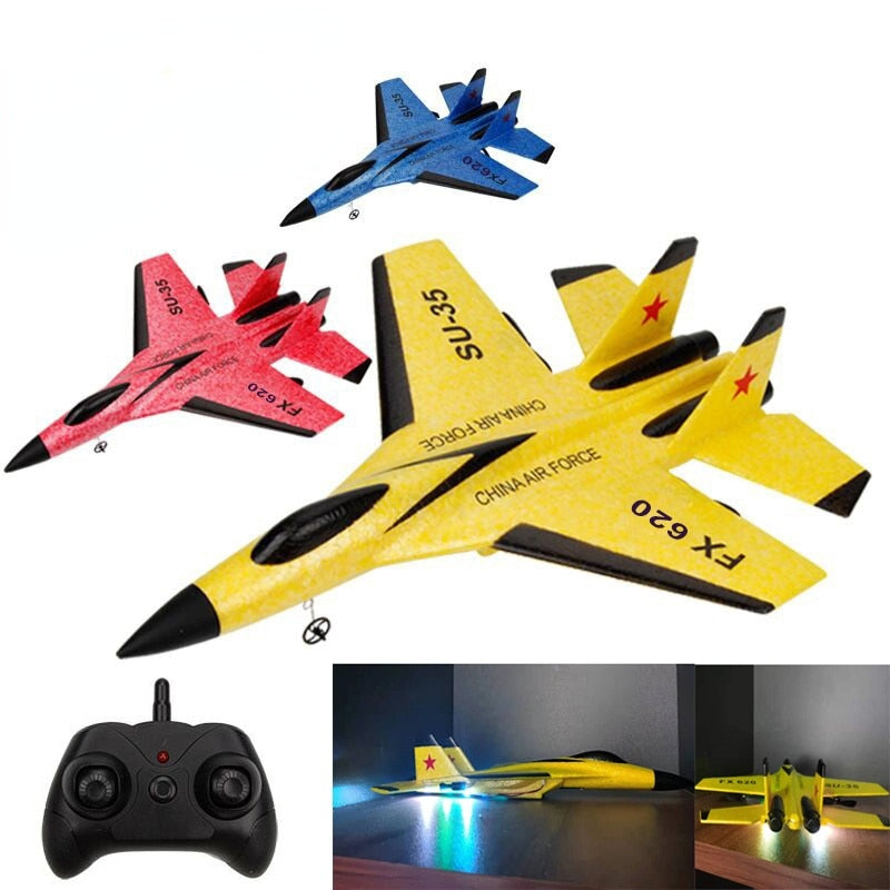 Beginner friendly RC plane flying outdoors