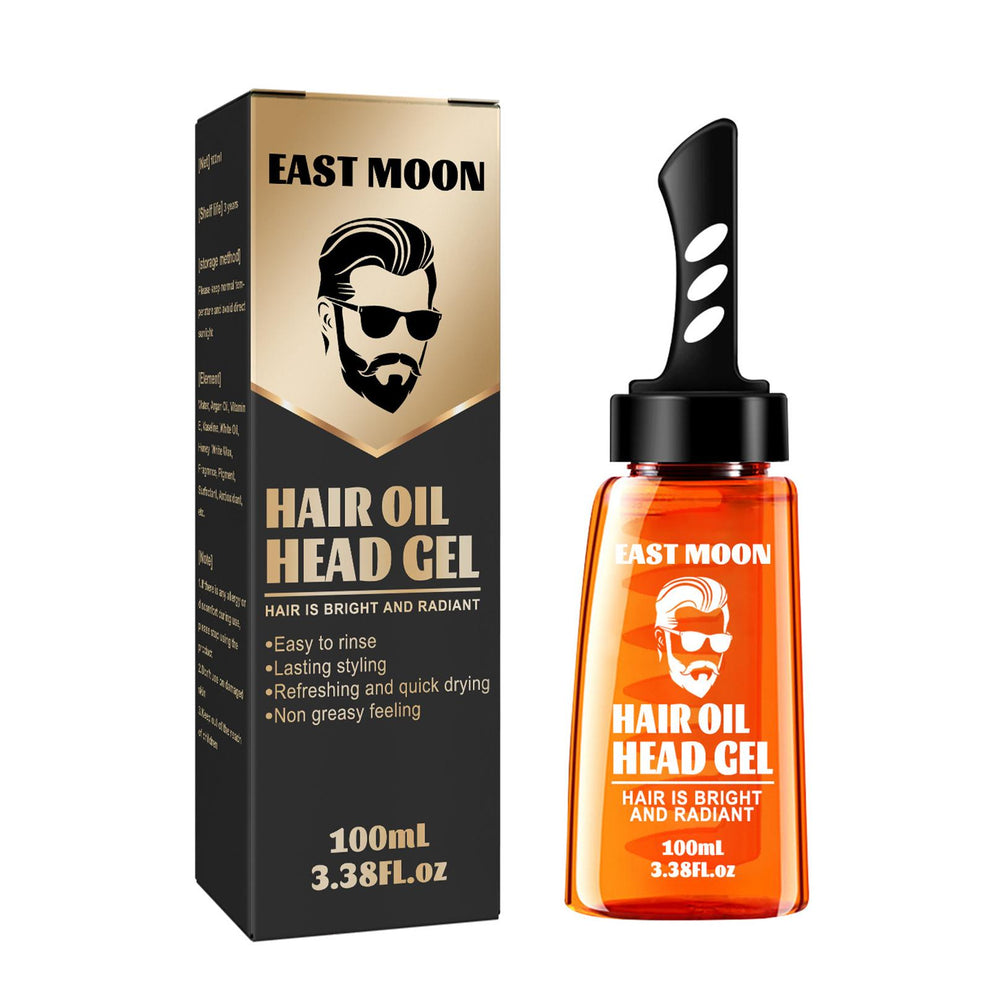 100ml bottle of men's styling wax with comb applicator.