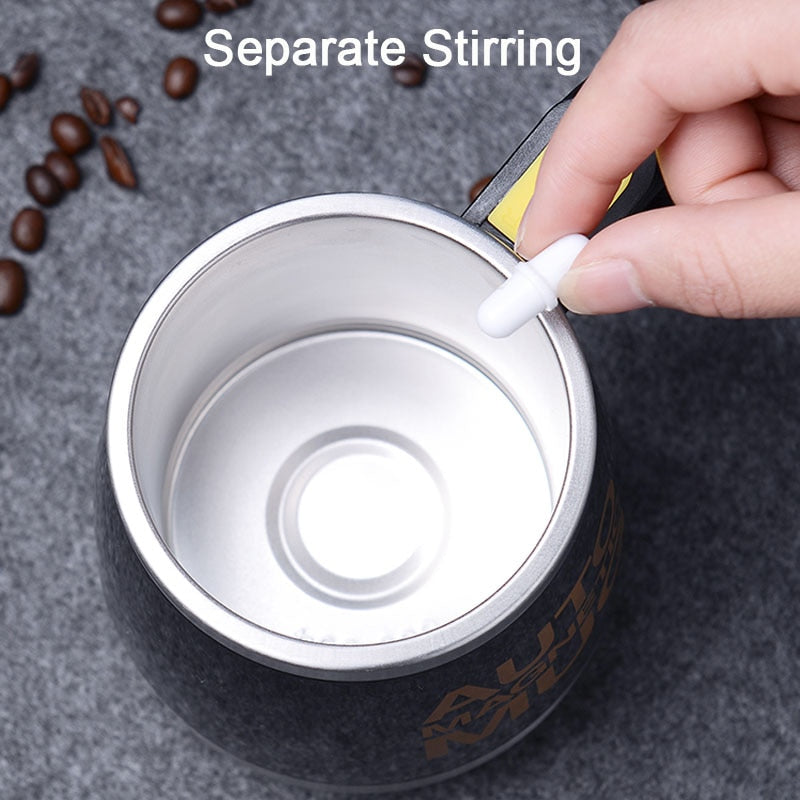 Person wiping the exterior of the mug with a damp cloth