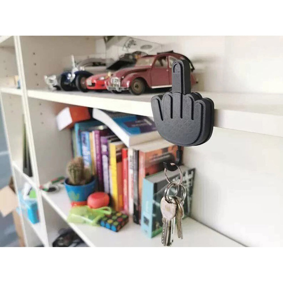 Close up of the rounded edges on the cheeky key holder.