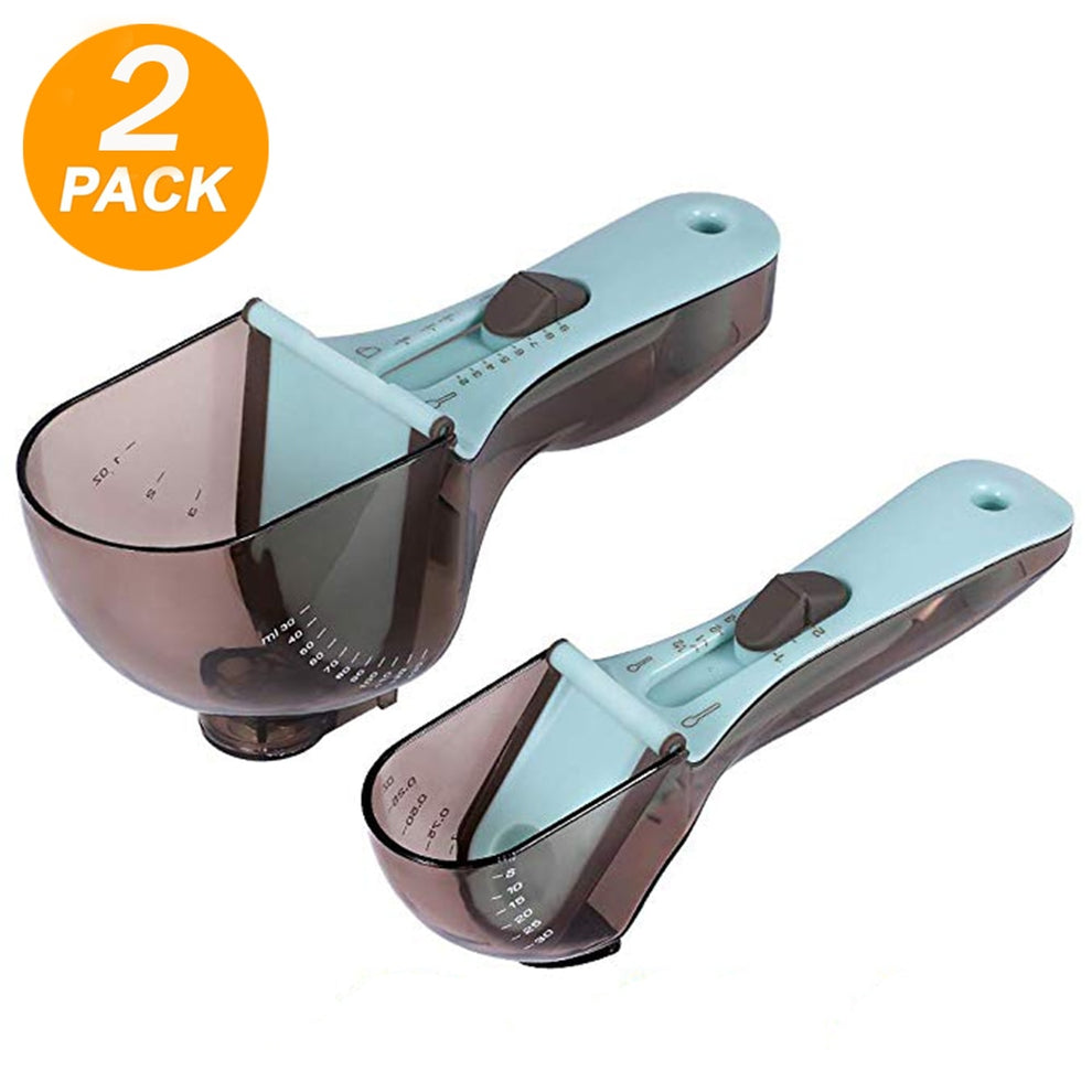 Large and small size measuring tools placed side by side.