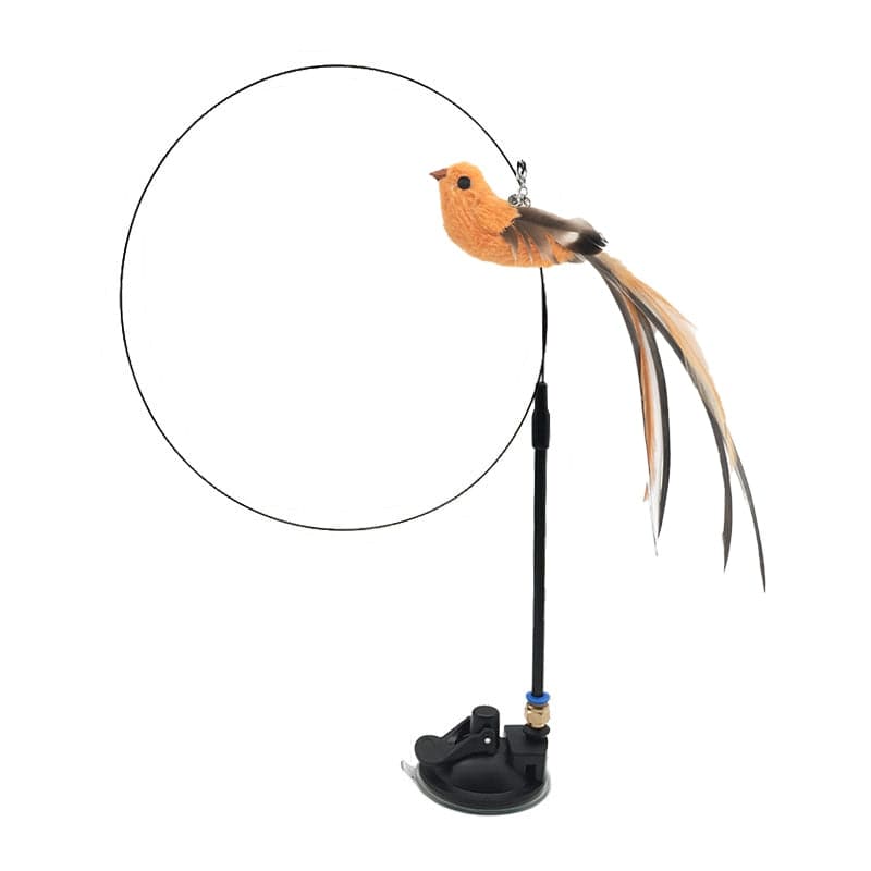Variant A of the lifelike fluttering bird cat toy